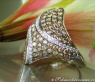 Impressive Brown & White Diamond Ring