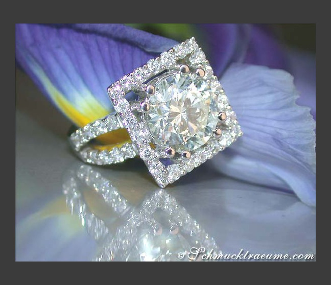 High-end Diamond Solitaire Ring (4,56 ct.) High-end Diamond Solitaire Ring (4,56 ct.)