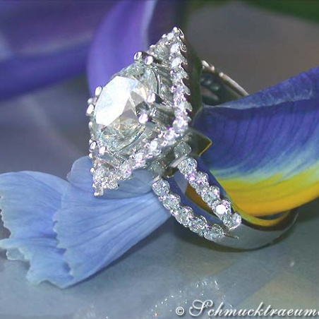 High-end Diamond Solitaire Ring (4,56 ct.)