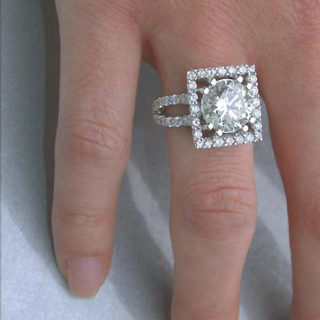 High-end Diamond Solitaire Ring (4,56 ct.)