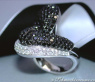 Magnificent Black & White Diamond Ring