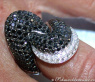 Magnificent Black & White Diamond Ring
