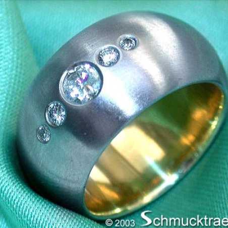 Attractive Diamond Band (Starry Sky Style)