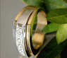Heavy Men's Ring with Diamonds