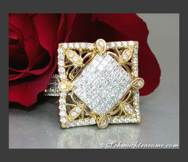 Excellent & Complexly Crafted Diamond Ring Excellent & Complexly Crafted Diamond Ring