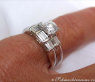 Diamond Solitaire Ring incl. Stacking Ring