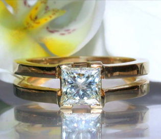 Classy Diamond Solitaire Ring (1,02 ct.)