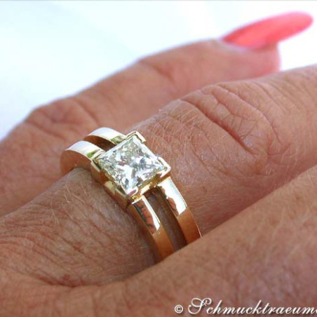 Classy Diamond Solitaire Ring (1,02 ct.)