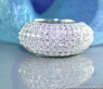 Exclusive Diamond Pavé Ring in White gold 18k