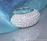Exclusive Diamond Pavé Ring in White gold 18k