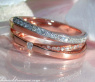 Elegant Two Tone Diamond Ring