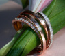 Elegant Two Tone Diamond Ring