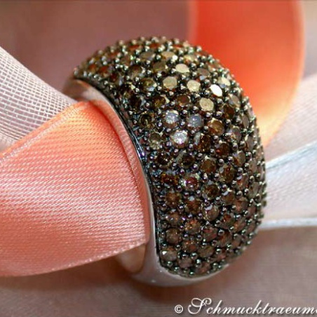 Timeless Brown Diamond Ring