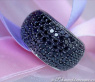 Stately Black Diamond Ring