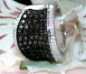 schwarze Diamanten Ring