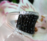  Brillanten & schwarze Diamanten Ring