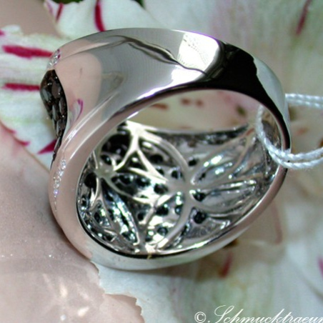  Brillanten & schwarze Diamanten Ring