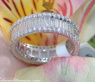 Top-class Diamond Eternity Ring (Brilliant & Baguette Cut)