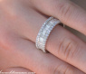 Top-class Diamond Eternity Ring (Brilliant & Baguette Cut)