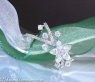 Feminine Diamond Ring in a Blossom Design