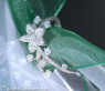 Feminine Diamond Ring in a Blossom Design