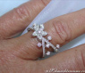 Feminine Diamond Ring in a Blossom Design