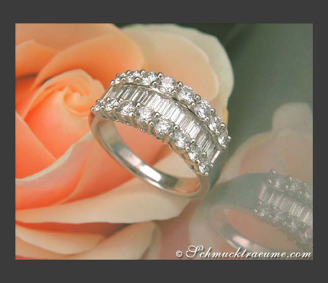 Terrific Baguette Cut Diamond Ring Terrific Baguette Cut Diamond Ring