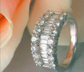 Terrific Baguette Cut Diamond Ring