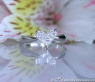 Delicate diamond heart ring