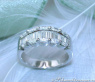 Elegant Marquise & Taper Cut Diamond Ring
