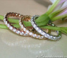 Three timeless diamonds eternity rings