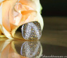 "Zig Zag" Brown and White Diamond Ring