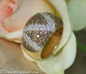 "Zig Zag" Brown and White Diamond Ring