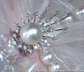 Südseeperle Ring mit Brillanten 14 mm makellos