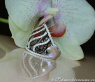 Unique Black & White Diamond "Wave" Ring