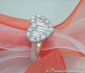 Exquisite Diamond Heart Ring with Taper Diamonds