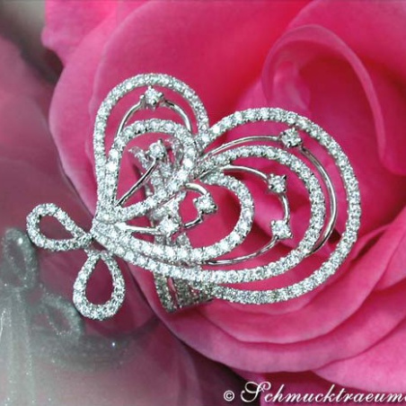 Playful Diamond Ring