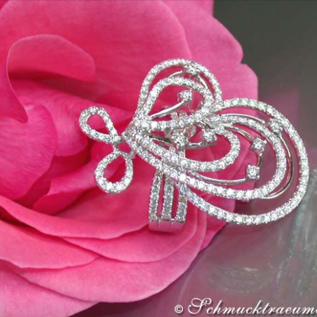 Playful Diamond Ring