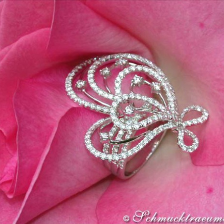 Playful Diamond Ring