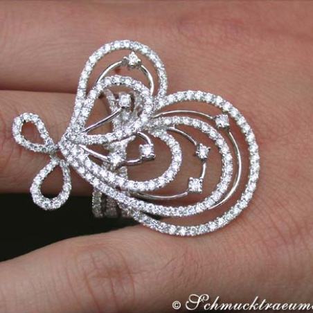 Playful Diamond Ring