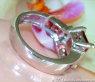 Glorious Pink Tourmaline Ring with Diamonds