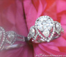 Unique Diamond Pear Ring