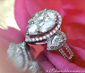 Unique Diamond Pear Ring