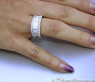 Glorious diamond ring with extra long baguette cut diamonds