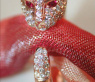 Attractive Panther Ring with Diamonds