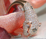 Attractive Panther Ring with Diamonds
