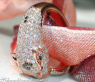 Attractive Panther Ring with Diamonds
