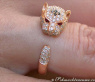 Attractive Panther Ring with Diamonds