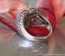 Pretty Heart Ring with Natural Brown & White Diamonds