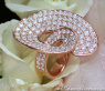Extravagant Diamond Ring in Rose Gold 18k